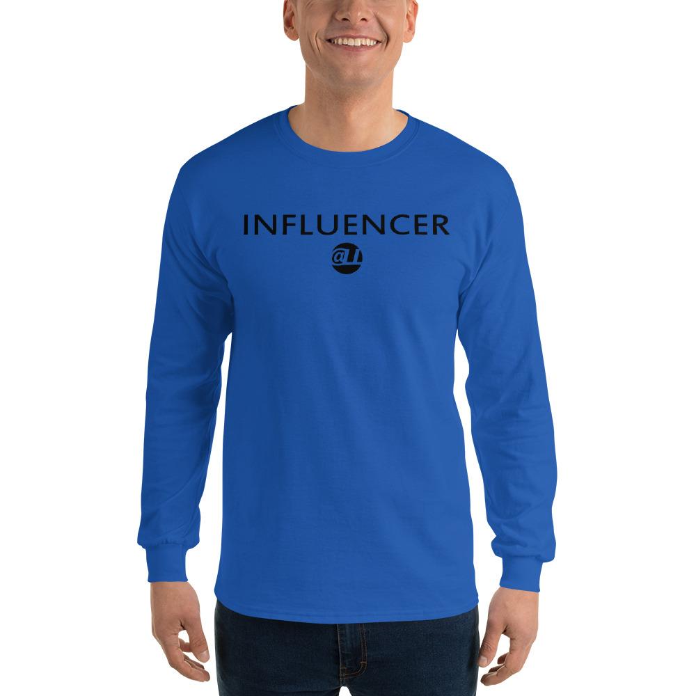 Influencer @LL - Men’s Long Sleeve Shirt - MaxGrace Apparel