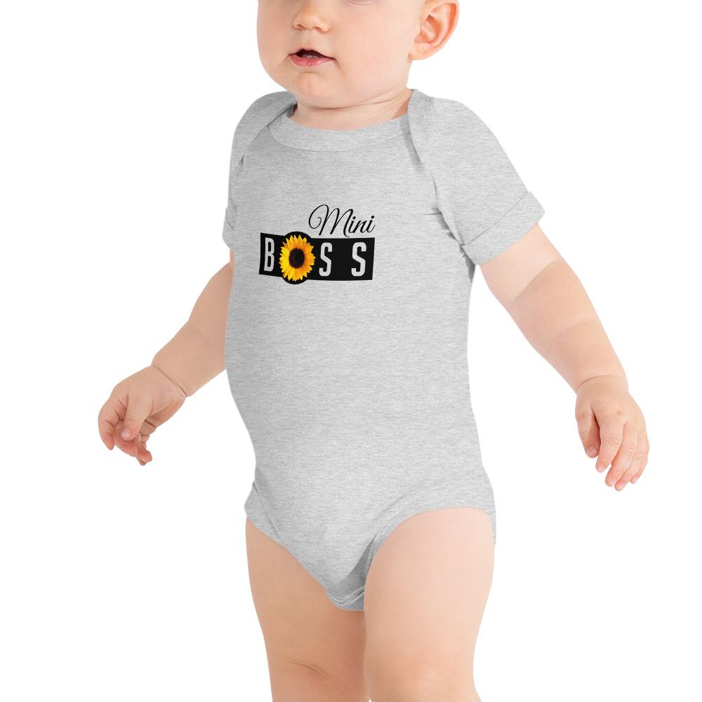 Mini Boss Sunflower baby - T-Shirt - MaxGrace Apparel