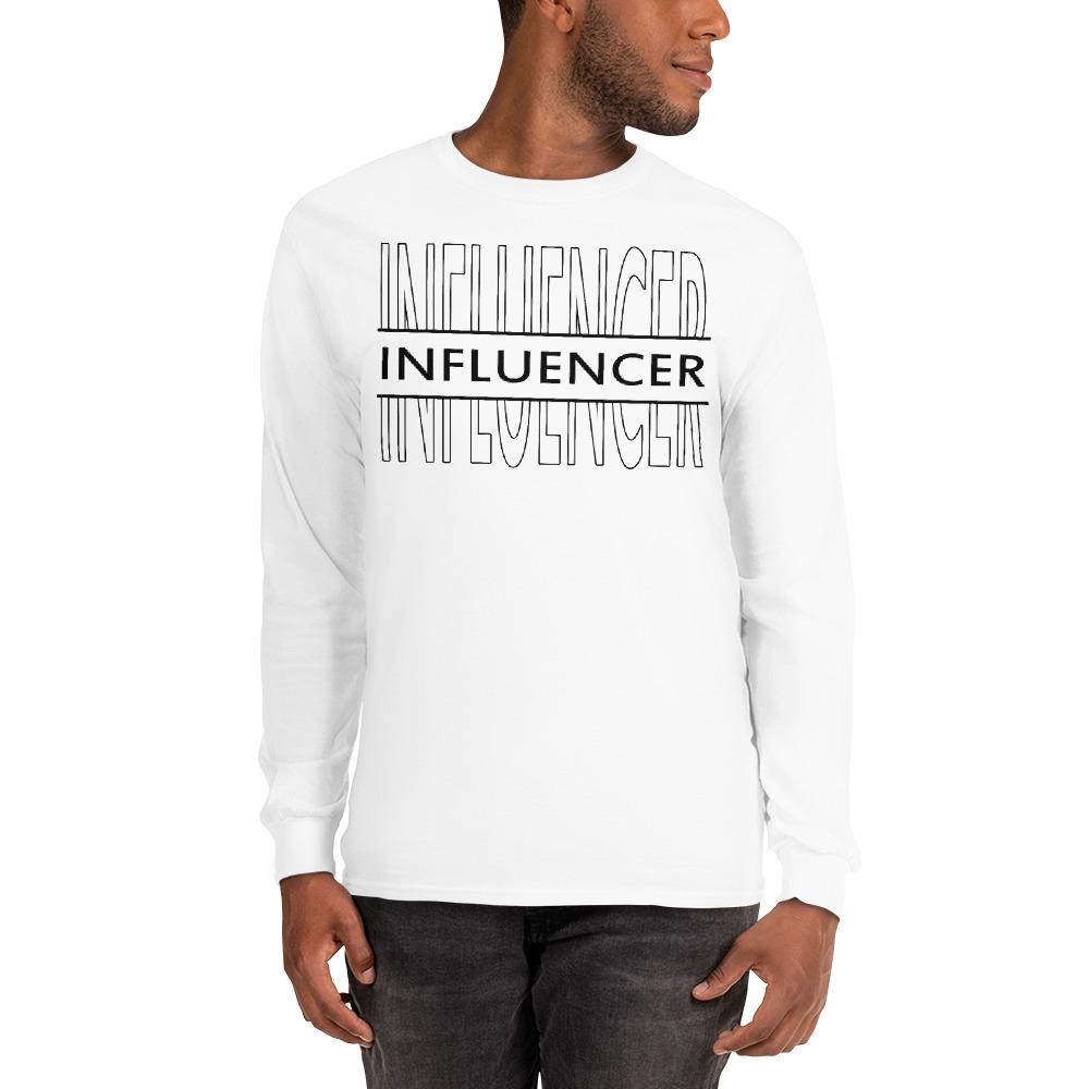 Influencer @LL - Men’s Long Sleeve Shirt - MaxGrace Apparel