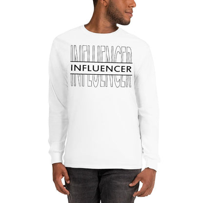 Influencer @LL - Men’s Long Sleeve Shirt - MaxGrace Apparel