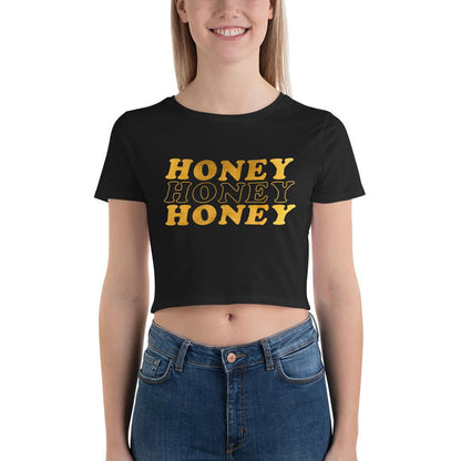 Honey Honey Honey - Women’s Crop Tee - MaxGrace Apparel