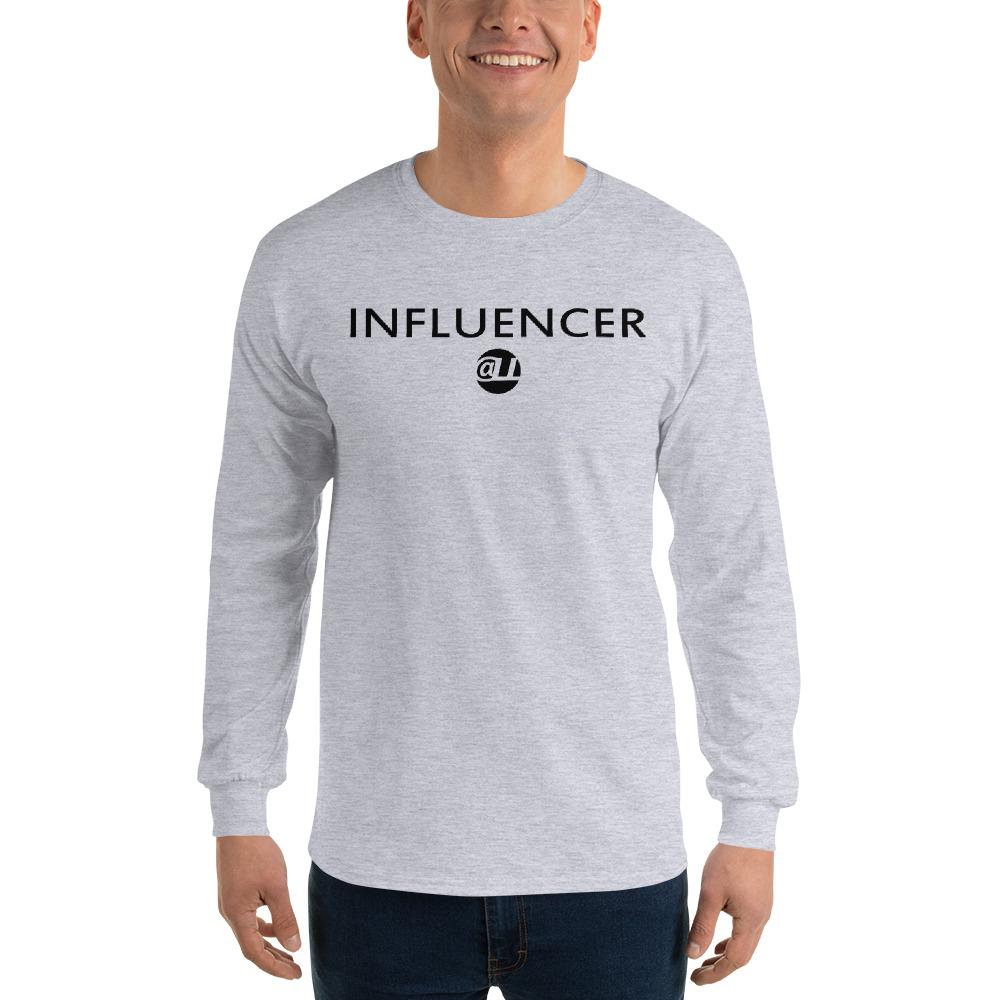 Influencer @LL - Men’s Long Sleeve Shirt - MaxGrace Apparel