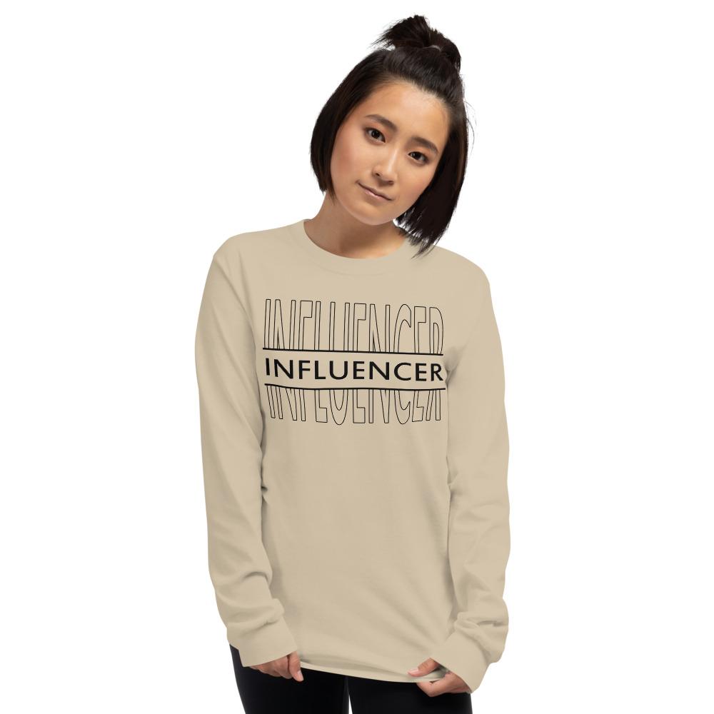 Influencer @LL - Men’s Long Sleeve Shirt - MaxGrace Apparel