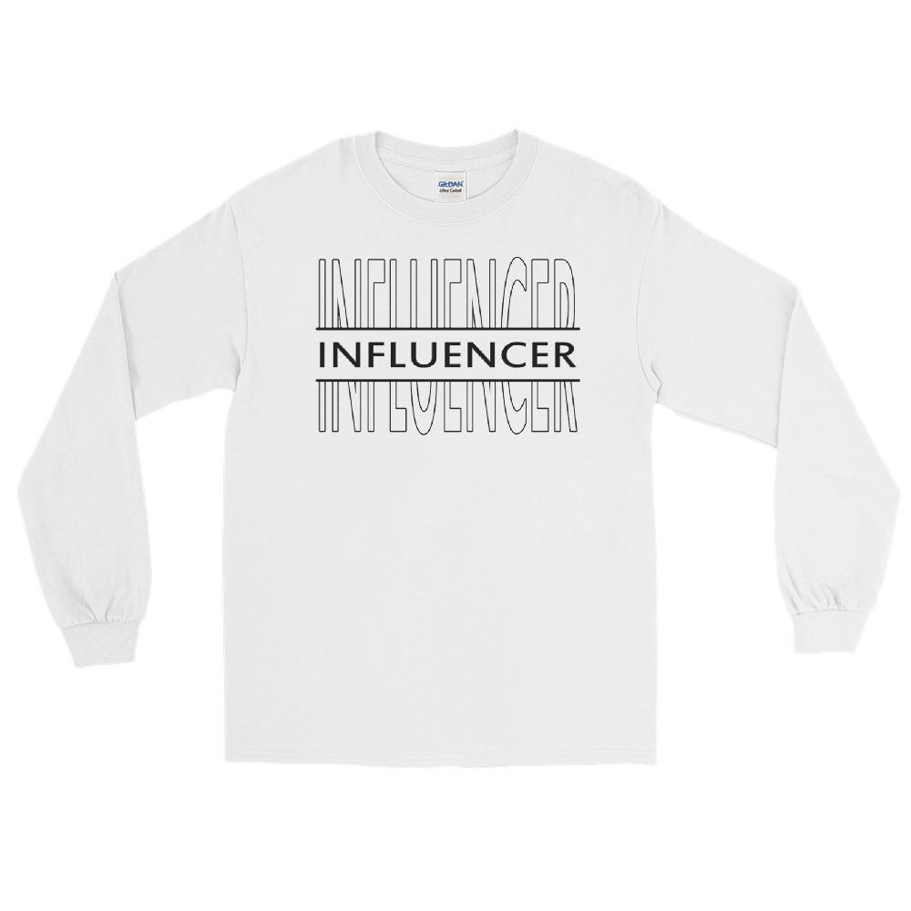 Influencer @LL - Men’s Long Sleeve Shirt - MaxGrace Apparel