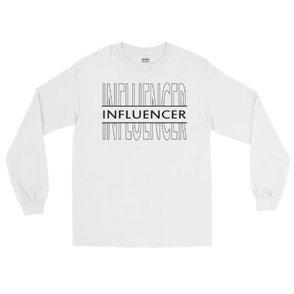 Influencer @LL - Men’s Long Sleeve Shirt - MaxGrace Apparel