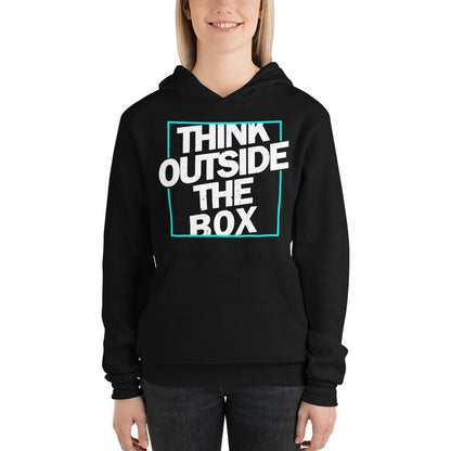 Think Outside the Box Unisex hoodie - MaxGrace Apparel