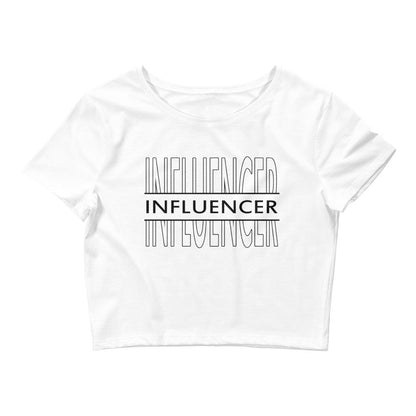 Influencer Screen - Women’s Crop Tee - MaxGrace Apparel