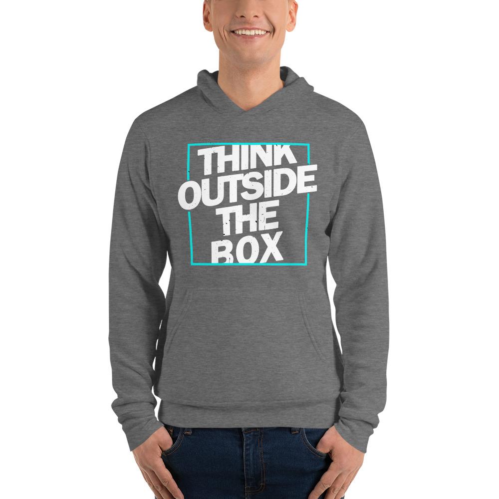 Think Outside the Box Unisex hoodie - MaxGrace Apparel