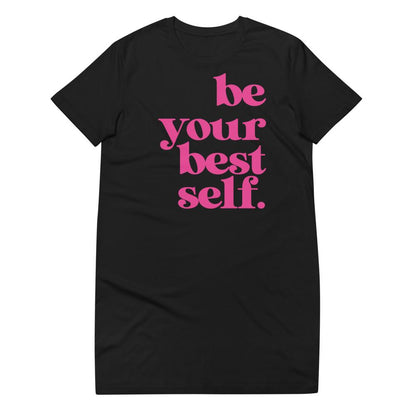 Be your best self Organic cotton t-shirt dress - MaxGrace Apparel