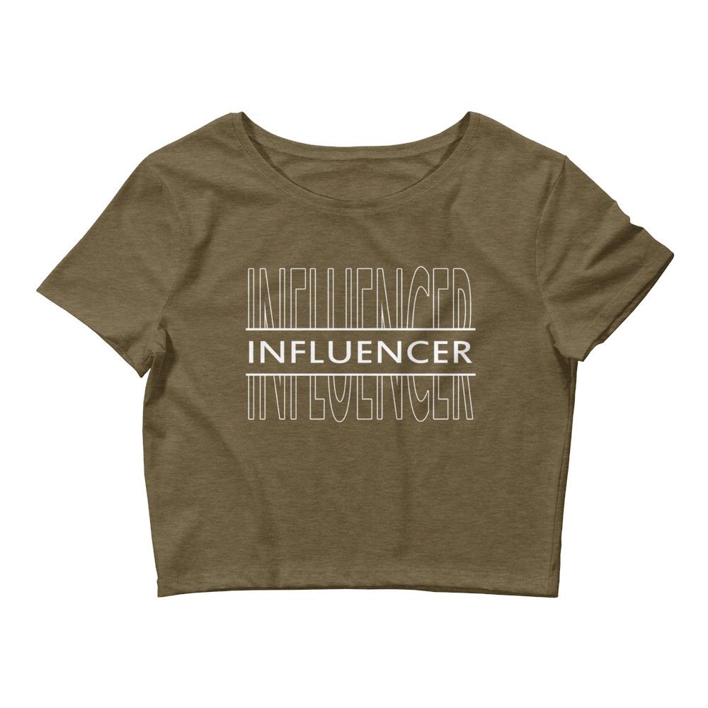 Influencer Screen - Women’s Crop Tee - MaxGrace Apparel