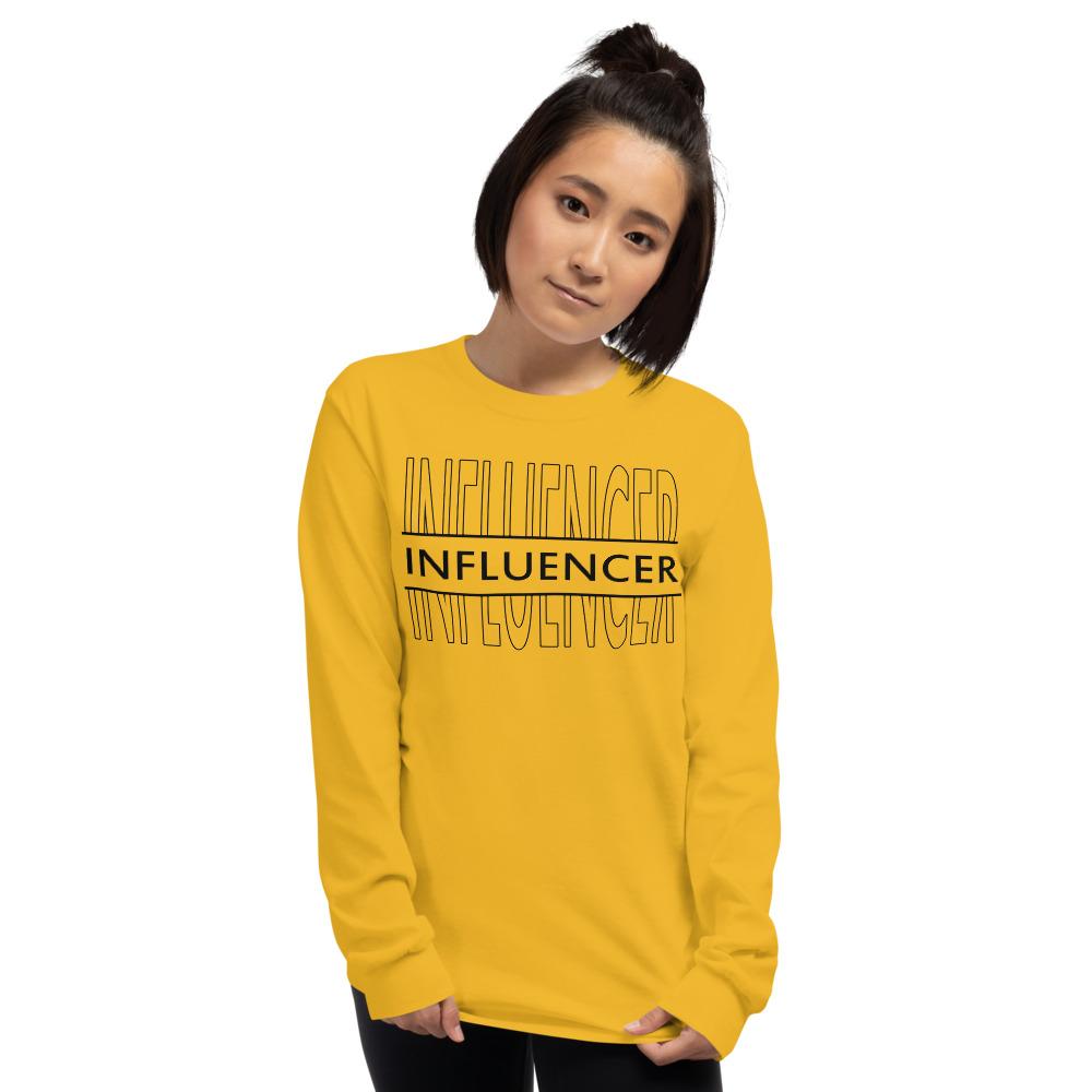 Influencer @LL - Men’s Long Sleeve Shirt - MaxGrace Apparel