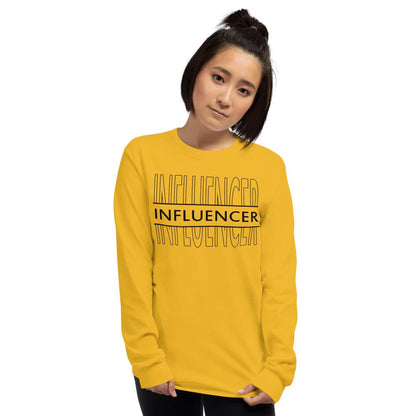 Influencer @LL - Men’s Long Sleeve Shirt - MaxGrace Apparel