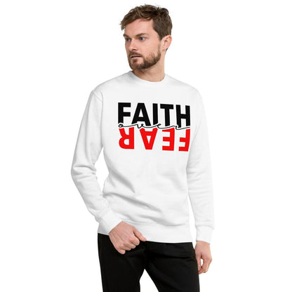 Faith Over Fear - Unisex Fleece Pullover - MaxGrace Apparel