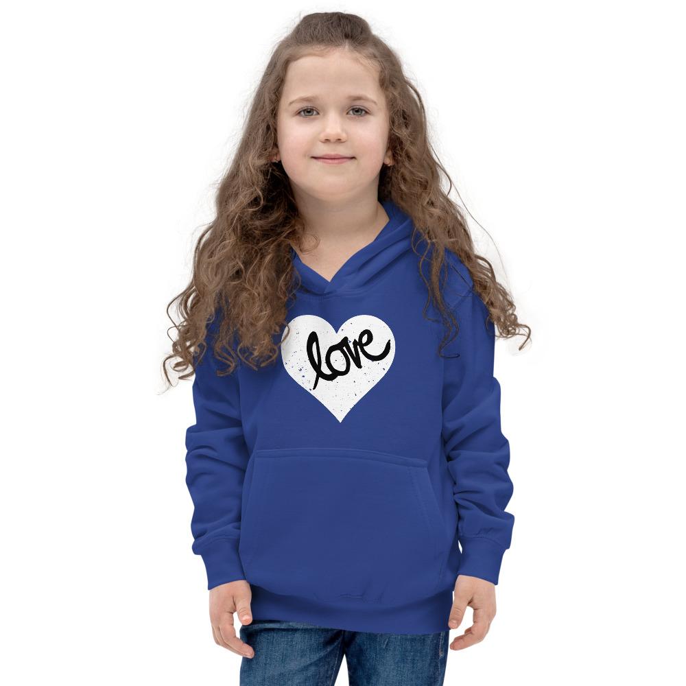 Heart Scratched, Love - Kids Hoodie - MaxGrace Apparel