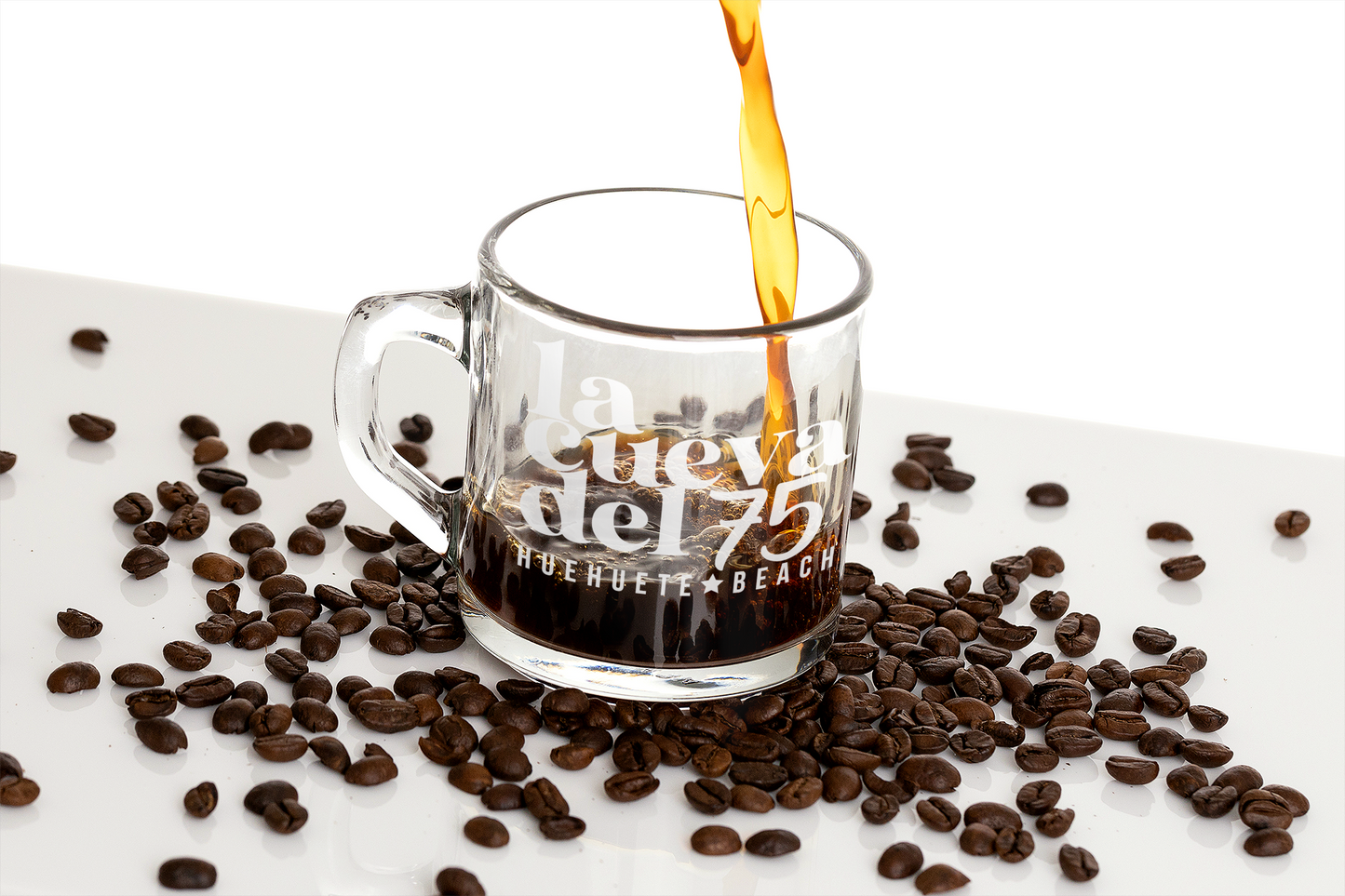 Coffee Mug Personalized Etched glass